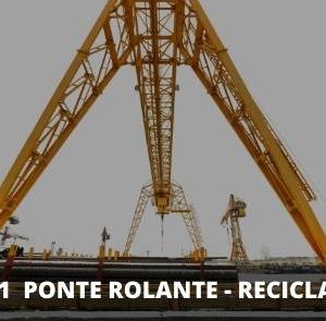 NR 11- Operação de Ponte Rolante e Talha elétrica Reciclagem - Teórico